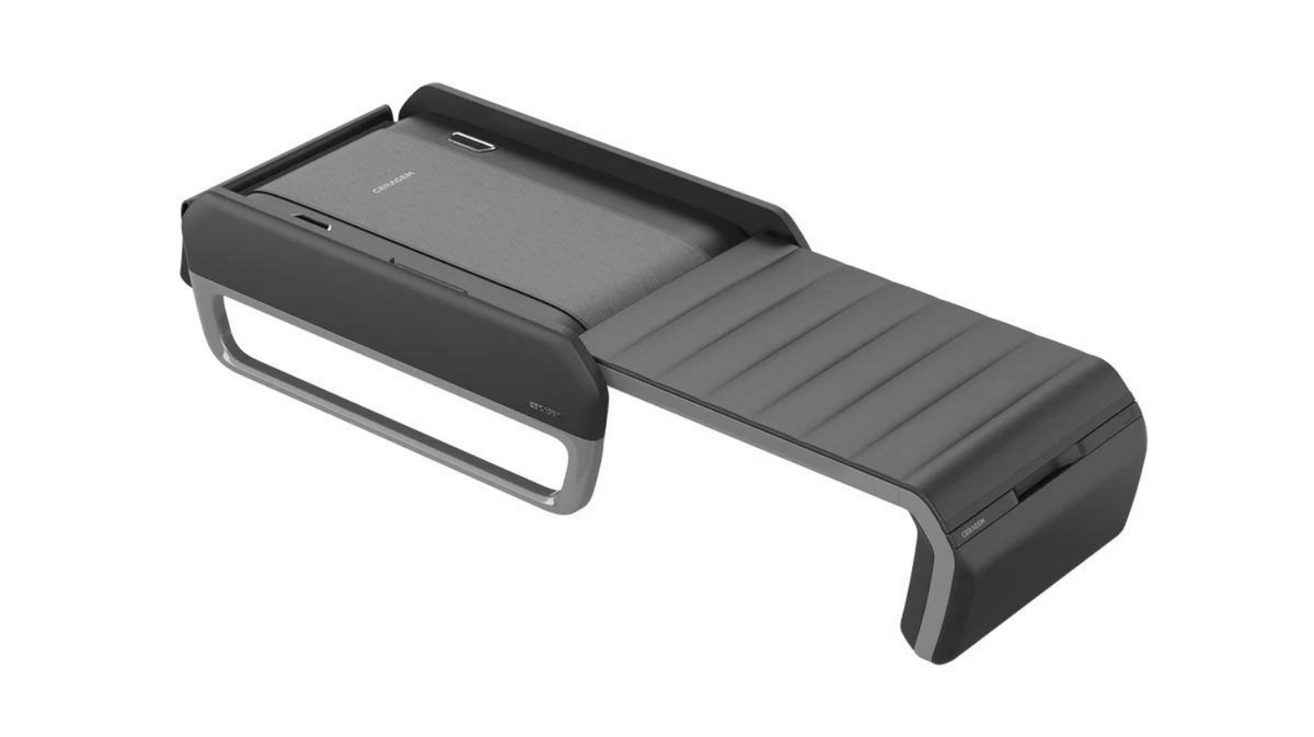Ceragem Master V7 thermal massage bed extended position showing full body coverage layout for spinal therapy
