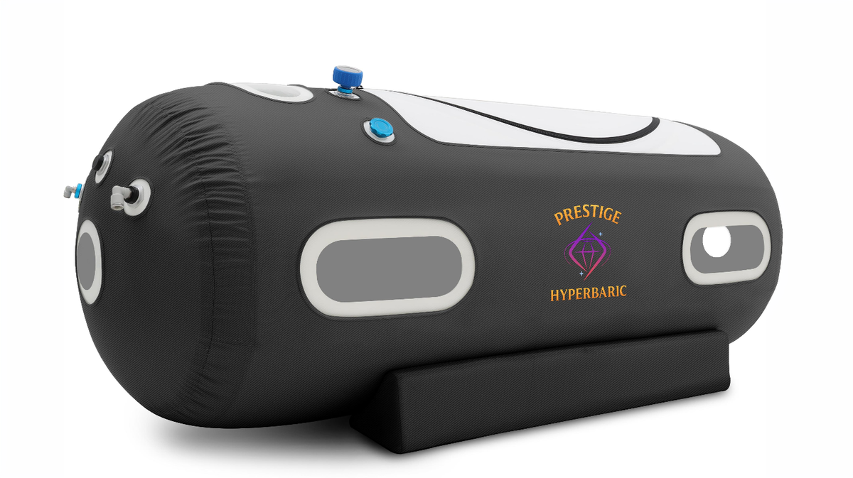 Prestige Vessel of Power hyperbaric chamber full body softshell 36 inch diameter chamber for home use in studio setting