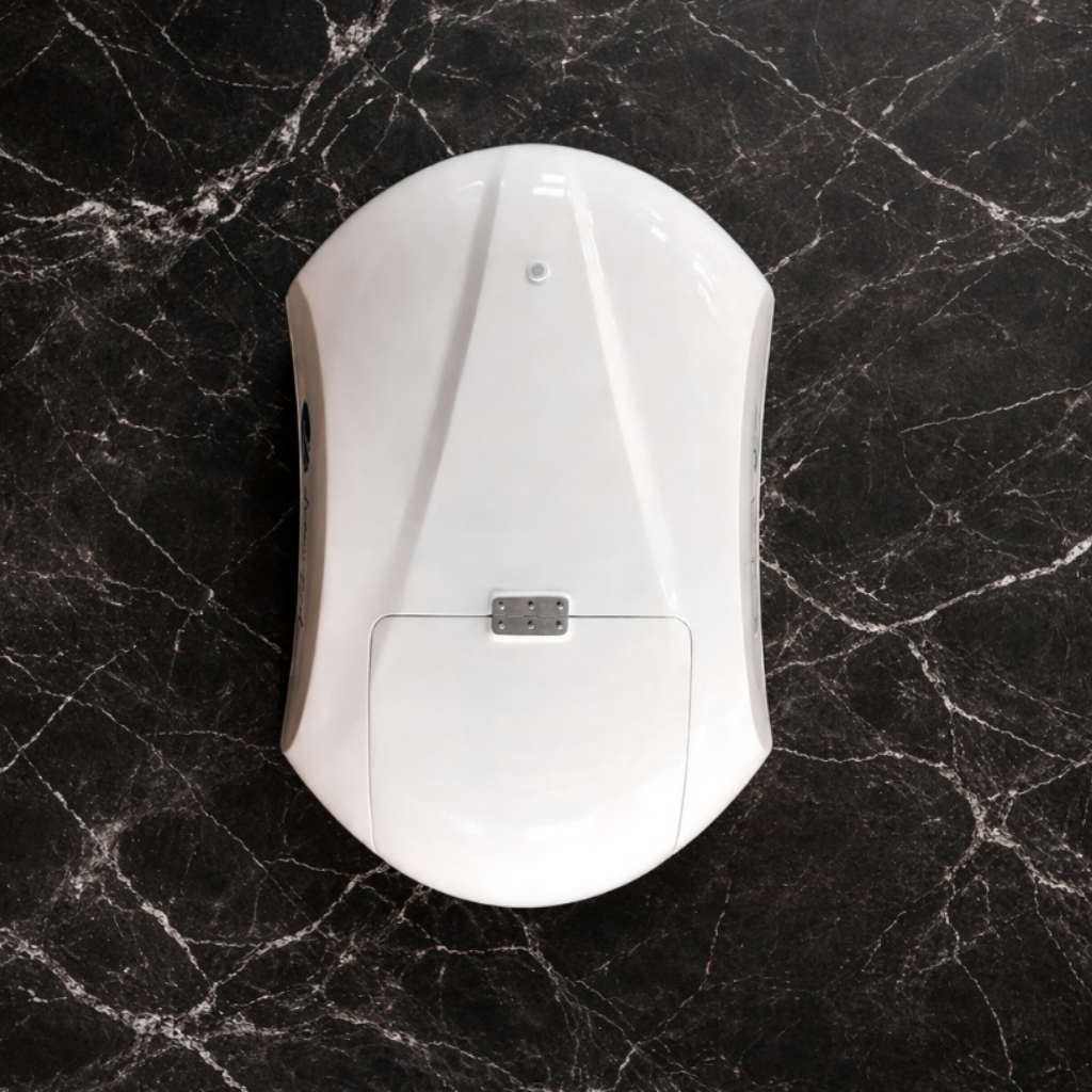 Top down view of Dreampod Home Float Plus float tank showing compact footprint and integrated design