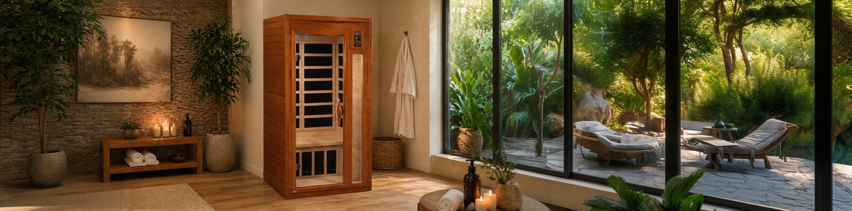 Dynamic Barcelona 1–2 Person LOW EMF Infrared Sauna with Red Light Therapy video