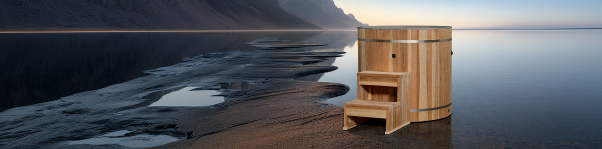 Dynamic Cold Therapy Barrel Cold Plunge Tub – Cedar Exterior, PVC Lined video