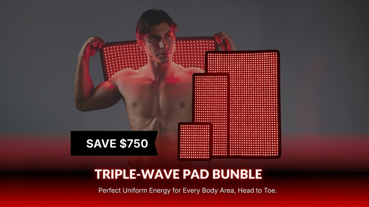 Lumara Red Light Therapy Pad – Triple Wavelength Infrared Body System