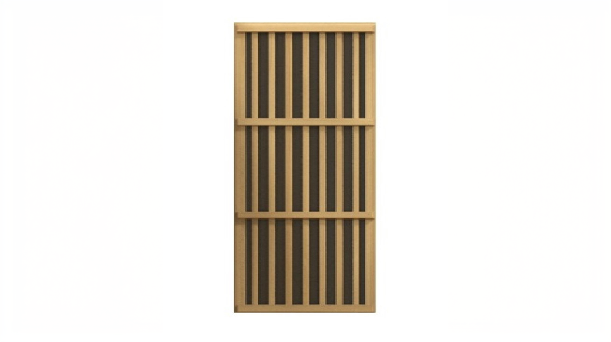 Maxxus Seattle Near Zero EMF infrared sauna carbon heating panel close-up showing far infrared heat panel design and placement