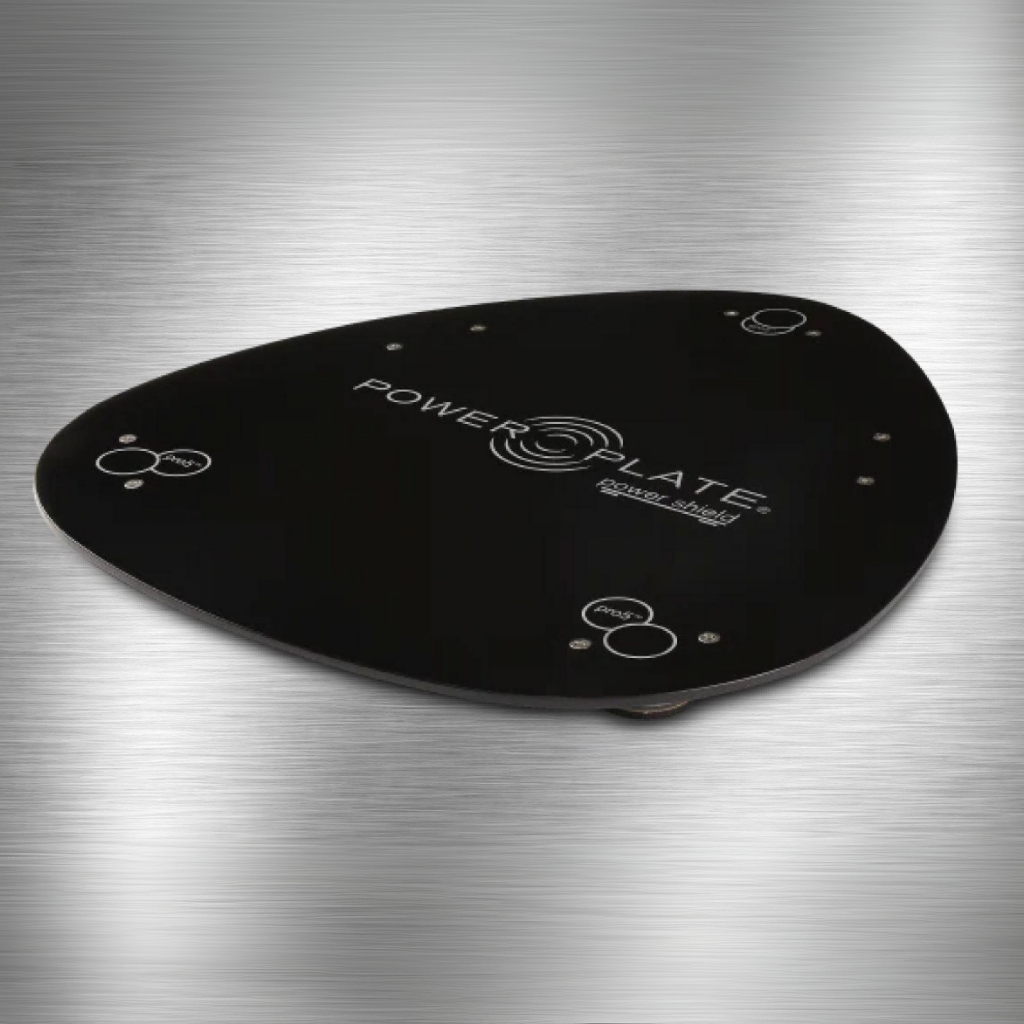 Power Plate pro5 Power Shield vibration reduction base accessory designed to reduce vibration transfer beneath Power Plate pro5 training platform