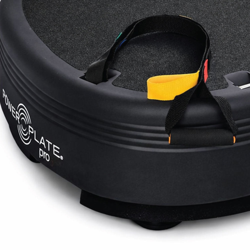 Power Plate pro5 whole body vibration platform resistance strap attachment detail